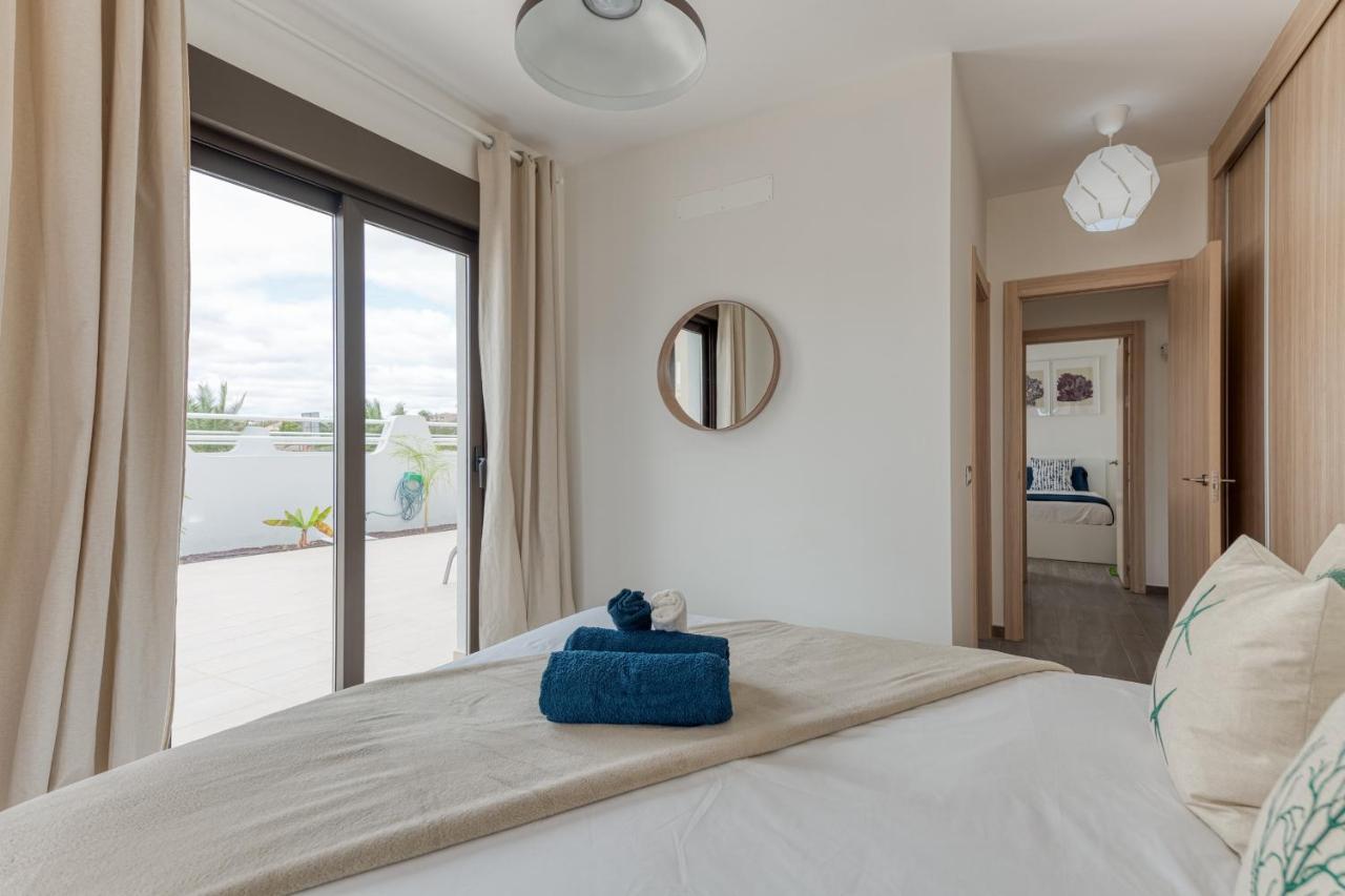 Homeforguest Flat With Large Terrace In Modern Residential Complex With Swimming Pool Caleta De Fuste Eksteriør billede